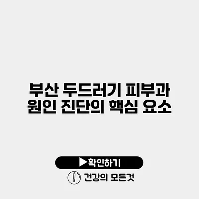 부산 두드러기 피부과 원인 진단의 핵심 요소
